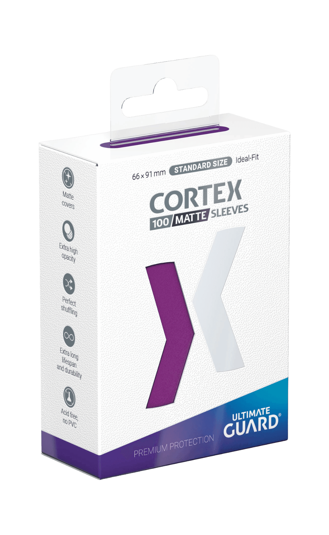 Ultimate Guard Cortex Sleeves Matte Standard Size (100) - Purple